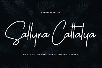 Sallyna Cattalya font