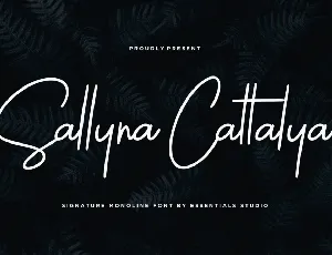 Sallyna Cattalya font