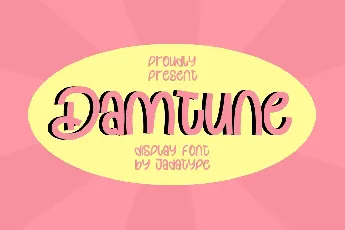 Damtune font