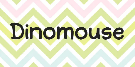 Dinomouse font