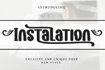 Instalation Display font