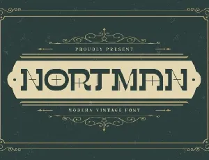 Nortman font