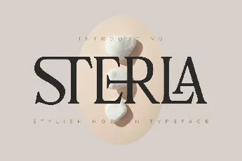 Sterla font