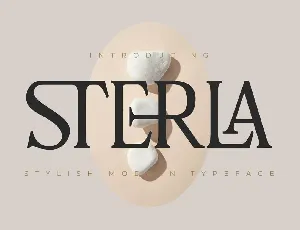 Sterla font