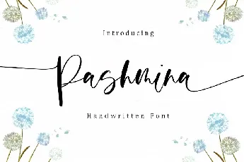 Pashmina Handwritten Script font