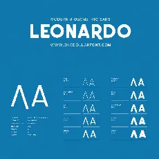 LEonardo-Demo font