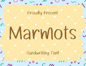 Marmots font