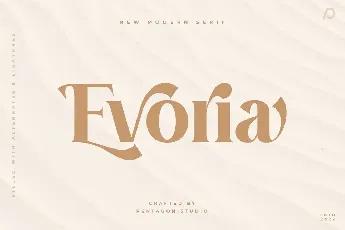 Evoria font