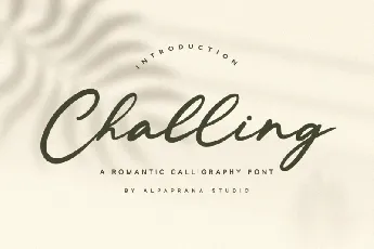 Challing font