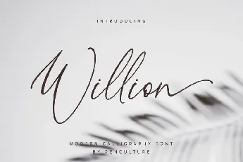 Willion font