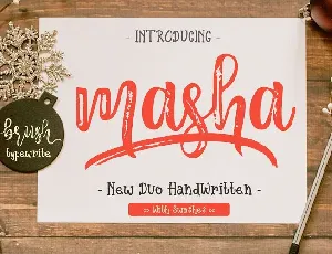 Masha Script font