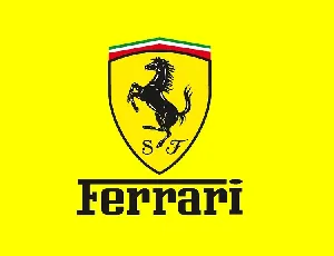 Ferrari Logo font