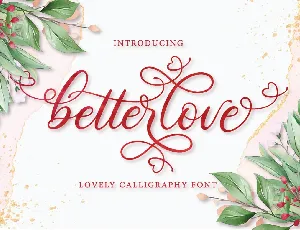 Betterlove font