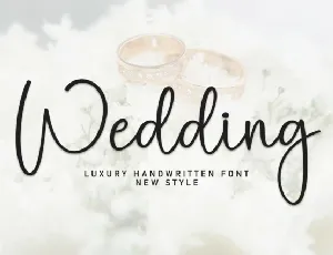 Wedding font