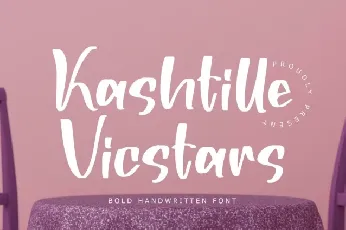 Kashtille Vicstars font