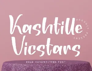 Kashtille Vicstars font