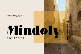 Mindely Demo font