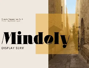 Mindely Demo font