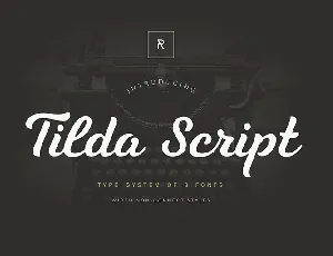 Tilda Script font