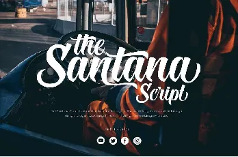 The Santana Script font