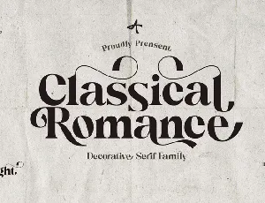 Classical Romance font