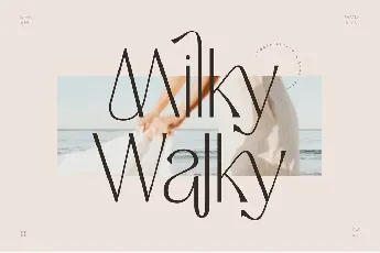 Milky Walky font