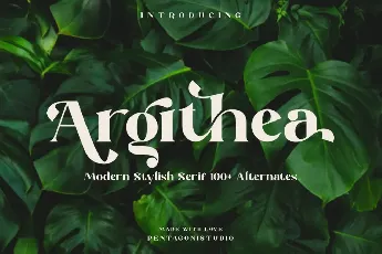 Argithea DEMO font