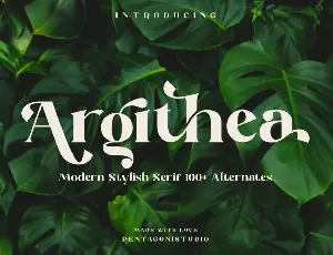 Argithea DEMO font