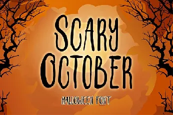 Scary October font