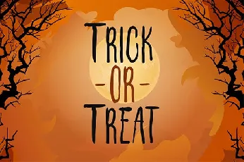 Scary October font