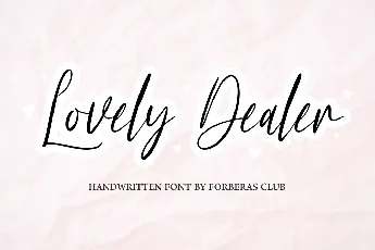 Lovely Dealer font