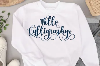 Hello Calligraphys font