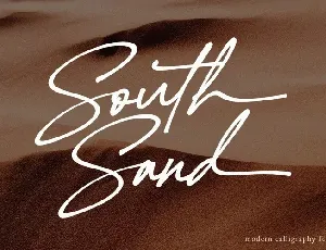 South Sand font