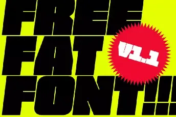 Fat Free font