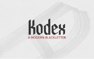 Kodex font