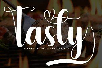 Tasty Script font