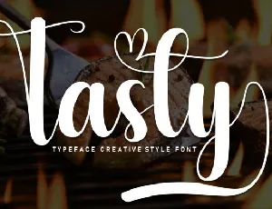 Tasty Script font