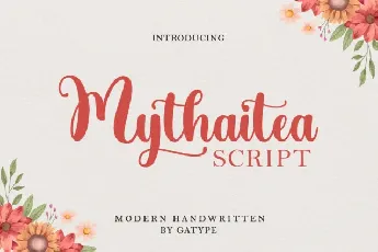 Mythaitea Script font