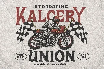 Kalcery Union font