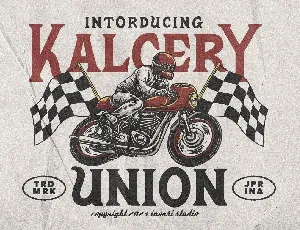 Kalcery Union font