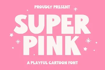 Super Pink font