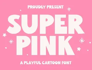 Super Pink font