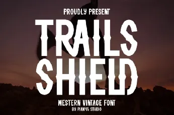 Trails Shield font