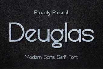 Deuglas Modern Sans Serif font