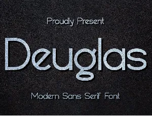 Deuglas Modern Sans Serif font