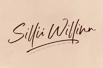 Sillii Willinn Handwritten font