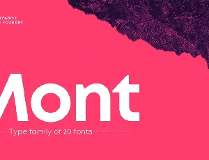 Mont font