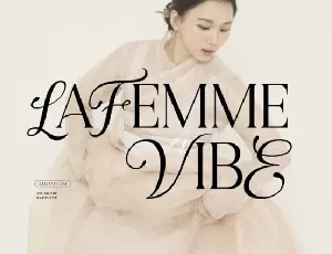 LaFemme Vibe font