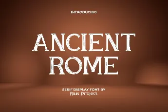 Ancient Rome Demo font