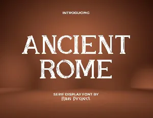 Ancient Rome Demo font